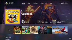 Xbox One dashboard update